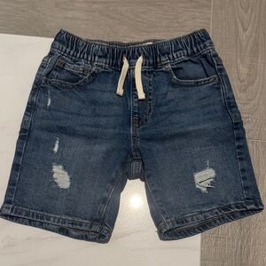 Old Navy Kids Distressed Denim Shorts with Drawstring